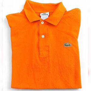 Lacoste Men’s Orange Polo Shirt Size 5